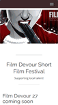 Mobile Screenshot of filmdevour.co.uk